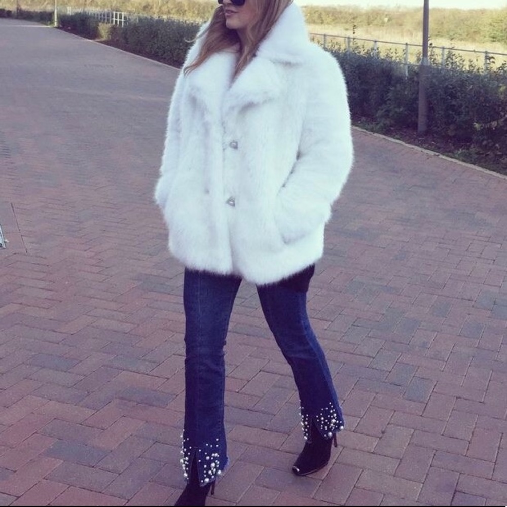 🎉HOST PICK🎉NEW Michael Kors Faux Fur Coat - Picture 5 of 8